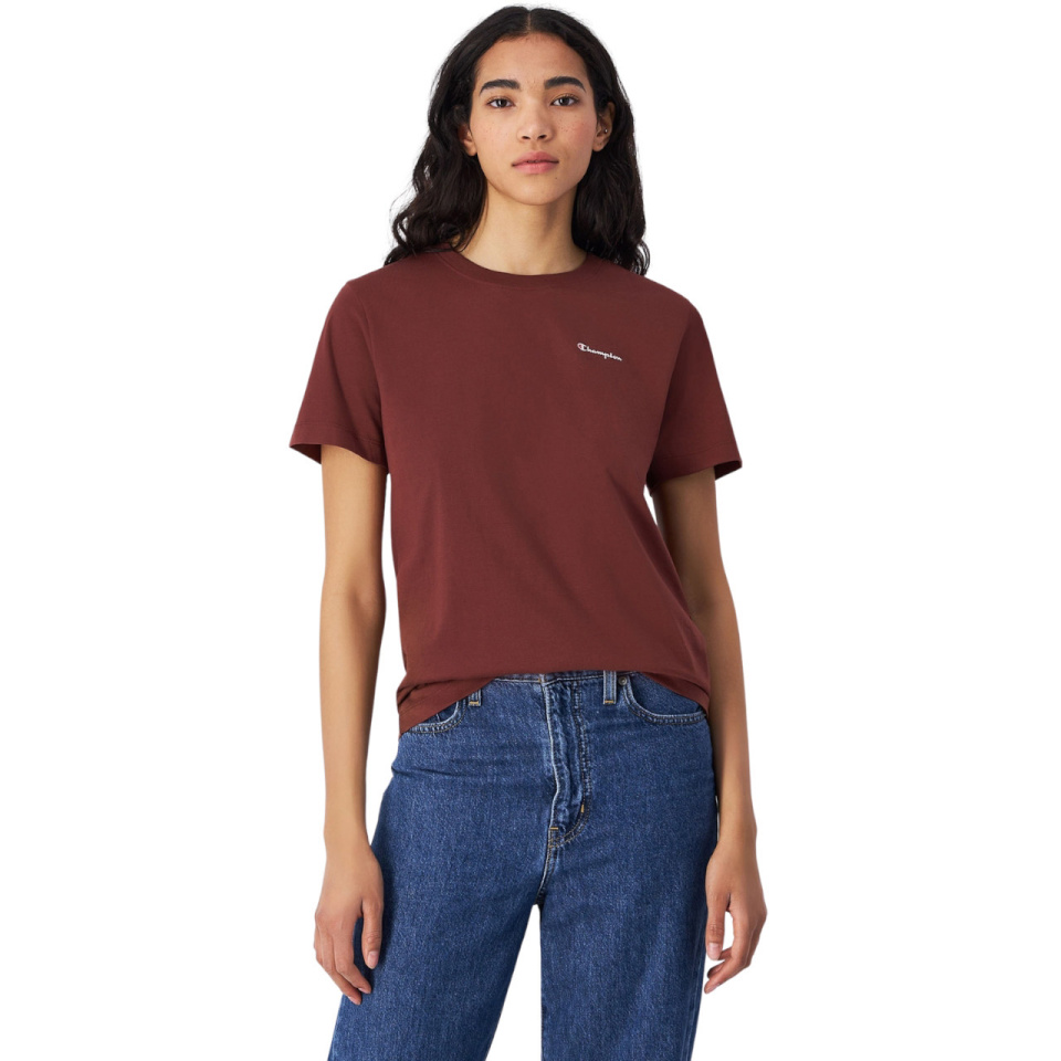 Champion T-särk naistele SS Tee pruun 117535 MS524 suurus XS