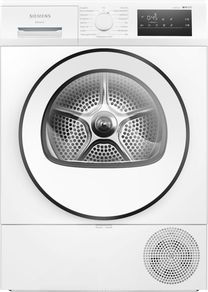 Siemens kuivati WT45HV0IDN iQ300 Heat Pump Tumble Dryer, 8kg, valge