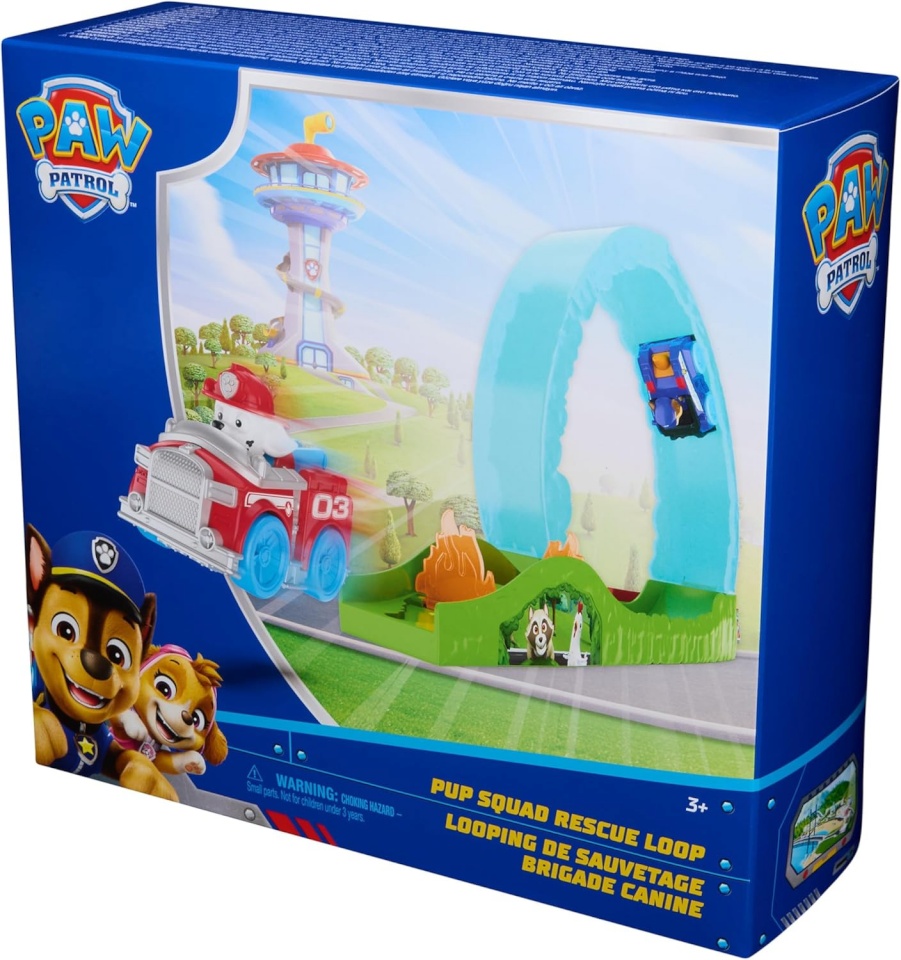 Paw Patrol mängukomplekt Pup Squad Rescue Loop, 6073300