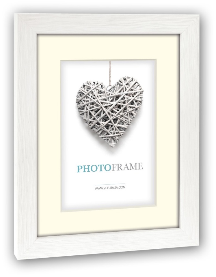 ZEP pildiraam Wooden V32234 Regent 4 valge 15x20 / 20x30 cm