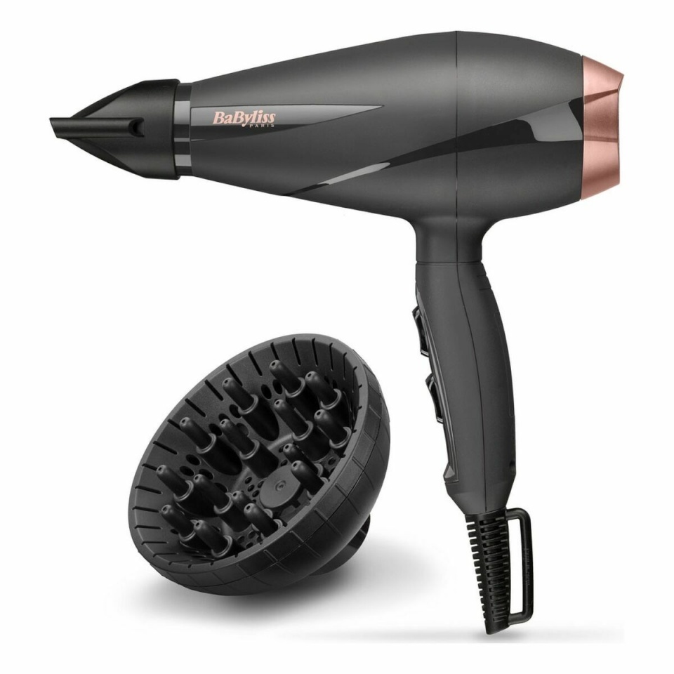 Babyliss föön 6709DE Smooth Pro 2100 Hair Dryer, must/roosa