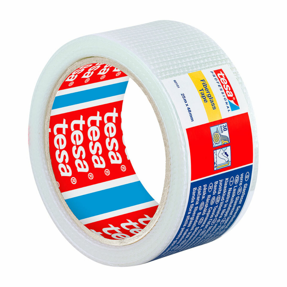 TESA kleeplint Klaaskiud 48 mmx25 m valge