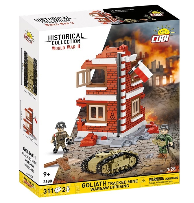 Cobi klotsid Blocks Goliath Tracked Mine Warsaw Uprising 311 pcs.