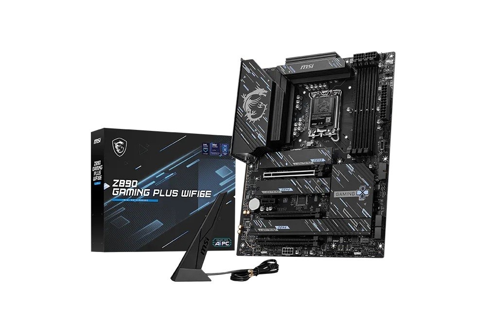 MSI emaplaat Z890 GAMING PLUS WIFI6E LGA1851 DDR5, ATX