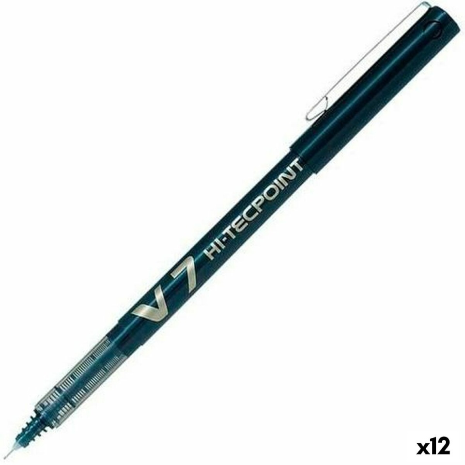 Pilot Vedela tindiga pliiats V-7 Hi-Tecpoint must 0,5 mm 12tk