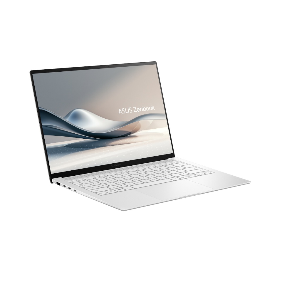 Asus sülearvuti Zenbook S 14 | Scandinavian valge | 14" | OLED | 2880x1800 pixels | 120 Hz | Glossy | LNL Ultra | 5 16 GB | 16 GB | LPDDR5X | Arc Graphics | Windows 11 Home | Wi-Fi 7 (802.11be) (Tri-band) 2x2 | Bluetooth version 5.4 | Keyboard langua