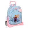 Disney ratastega koolikott Ice magic sinine 33x42x14cm