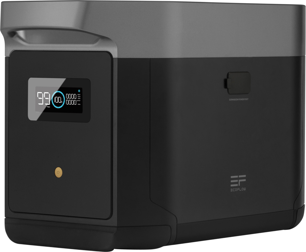 EcoFlow akupanga/laadimisjaama lisaaku Delta 2 Max Smart Extra Battery, 2048 Wh