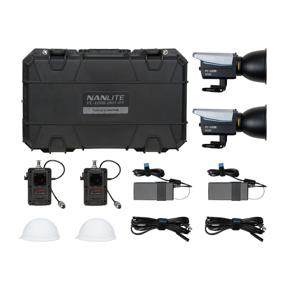 Nanlite stuudiovalgusti Nanlite FC-120B 2KIT-PT Bi color Beleuchtungs-Set