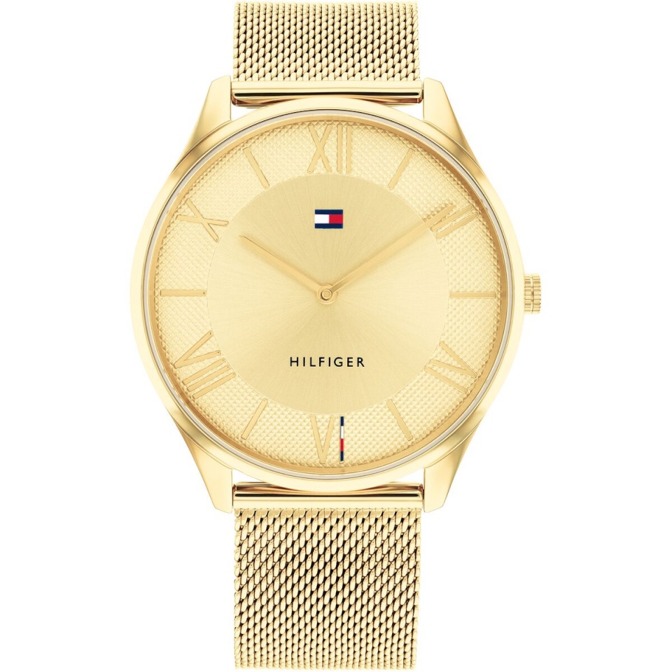 Tommy Hilfiger meeste kell 1710515 kuldne (Ø 43mm)