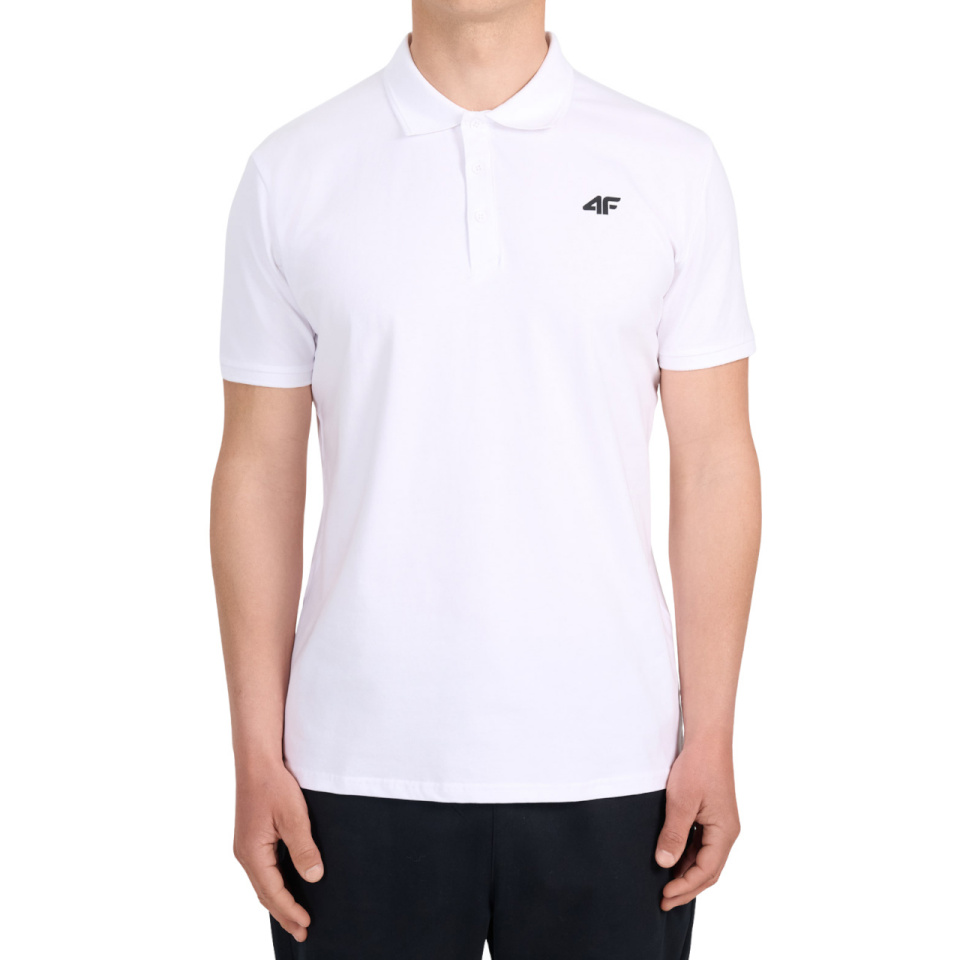 4F T-särk meestele Polo M0770 valge 4FWMM00TPTSM0770 10S suurus L