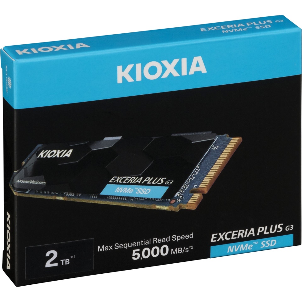 Kioxia kõvaketas SSD EXCERIA Plus G3 NVMe 2TB M.2 2280 PCIe 4.0