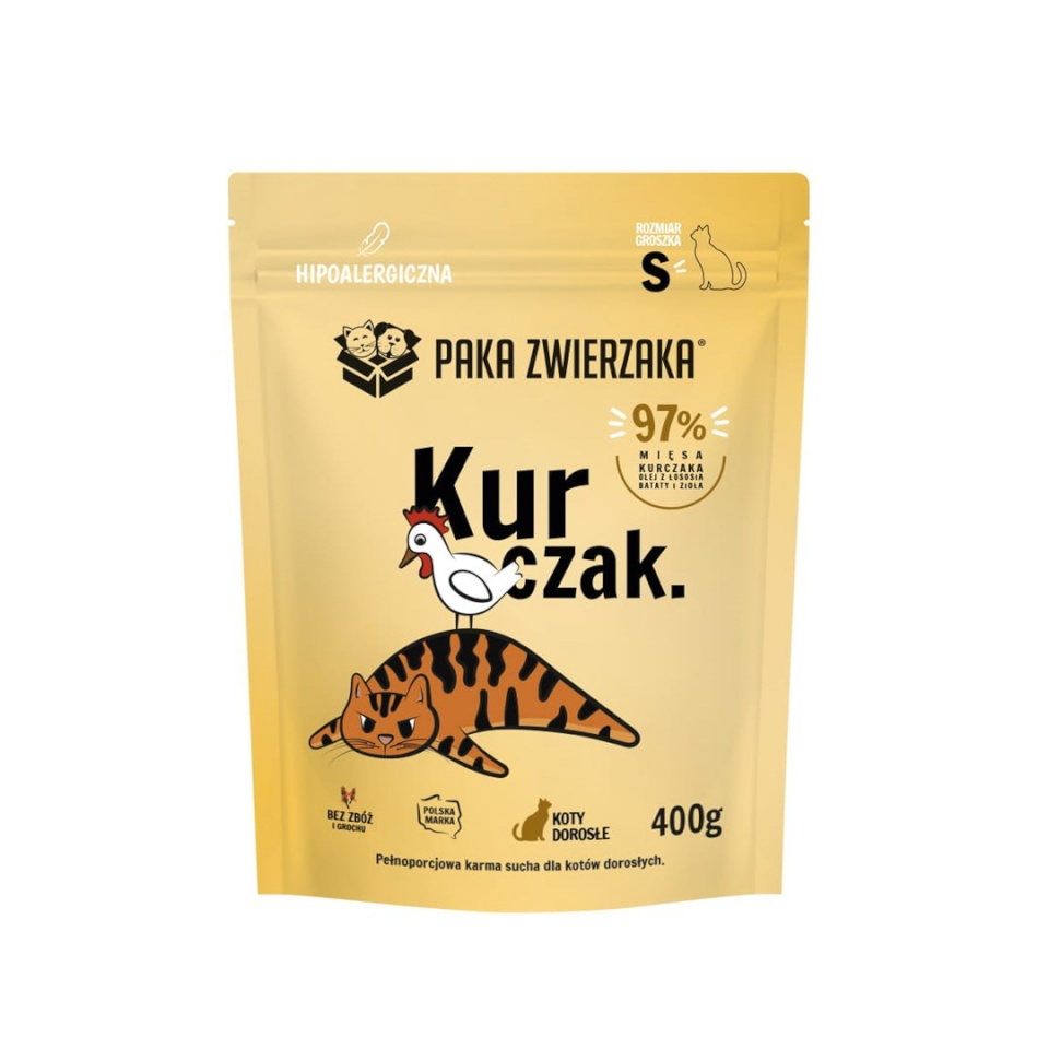 Paka Zwierzaka kuivtoit kassile Chicken S, 400g