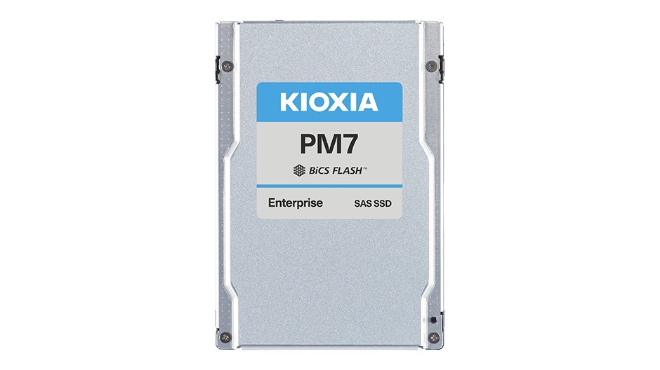 Kioxia kõvaketas SSD PM-7R 7680GB 2.5" cala SAS 24Gbit/s DWDP 1 3D TLC BiCS Flash Enterprise SSD SED PLP