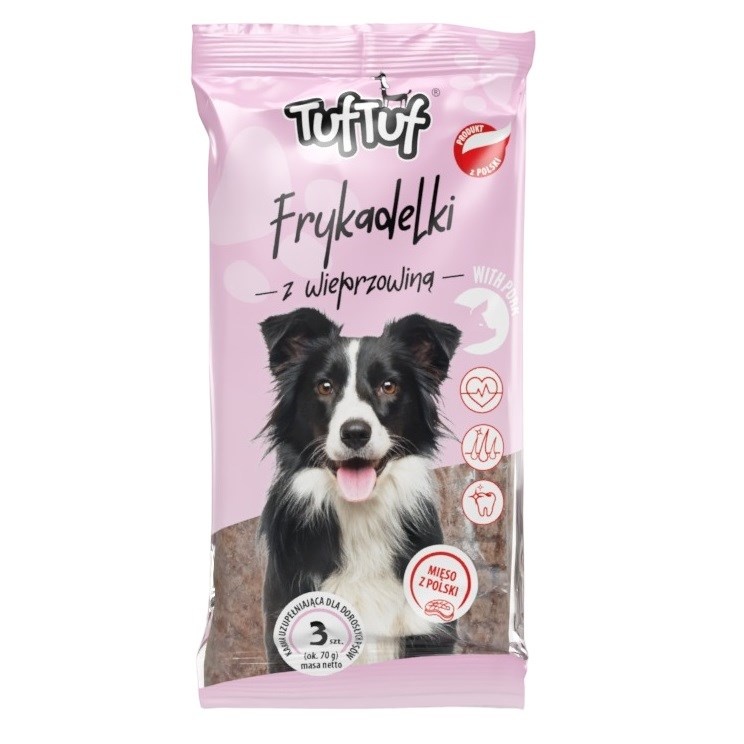 Tuftuf maius koerale Meaty Sticks with Pork, 70g