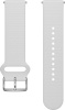 Polar pulsikella rihmade komplekt Wrist Band 20mm Silicone valge, S-L  (Unite/Ignite/Ignite2/Ignite3)