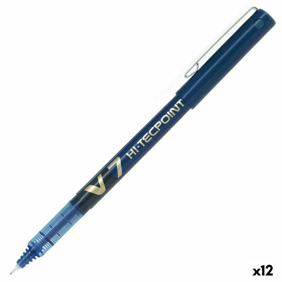 Pilot Vedela tindiga pliiats V-7 Hi-Tecpoint sinine 0,5 mm 12tk