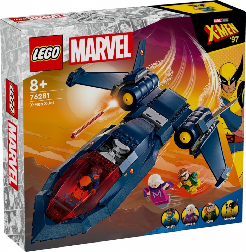 LEGO klotsid 76281 Marvel Super Heroes X-Jet der X-Men