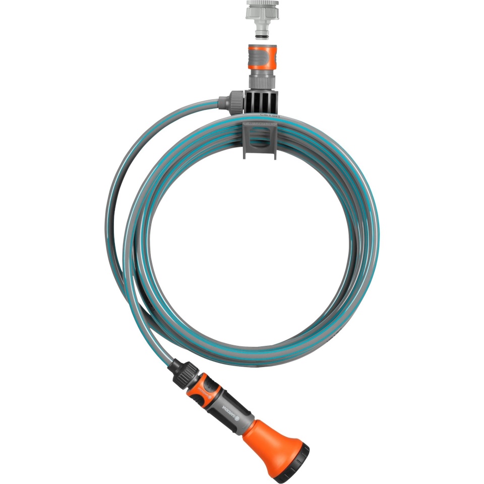 Gardena voolik City Gardening Patio Spiral Hose, 7,5m, hall/sinine