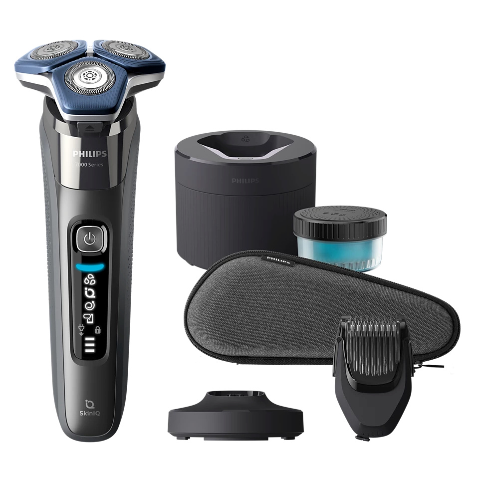 Philips pardel S7887/58 Series 7000 Wet and Dry Electric Shaver, must