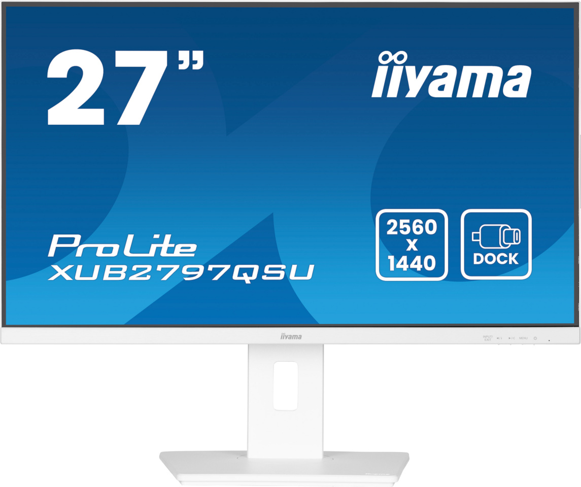 iiyama monitor 68.5cm (27") XUB2797QSU-W2 16:9 HDMI+DP+2xUSB Lift
