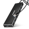 AXAGON HUE-F7A 7x USB 3.2 Gen 1 ALU FLAT CHARGING hub, micro USB power
