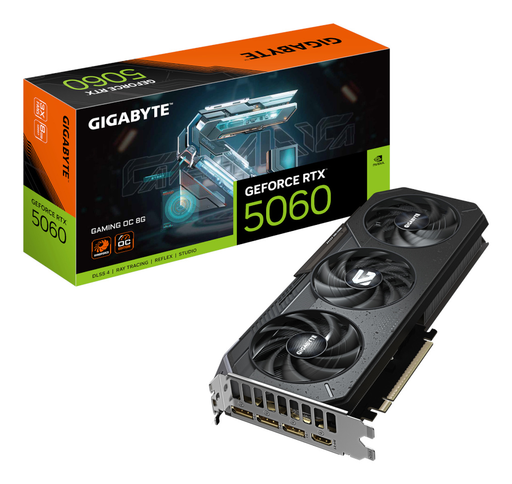 Gigabyte videokaart Rtx5060 8gb GDDR7/gv-n5060gaming Oc-8gd