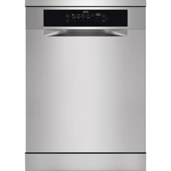 AEG nõudepesumasin FFB76707PM Series 7000 GlassCare Dishwasher, roostevaba teras