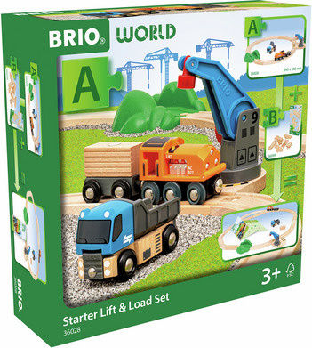 BRIO World 36028 tõste- ja laadimiskomplekt algajatele