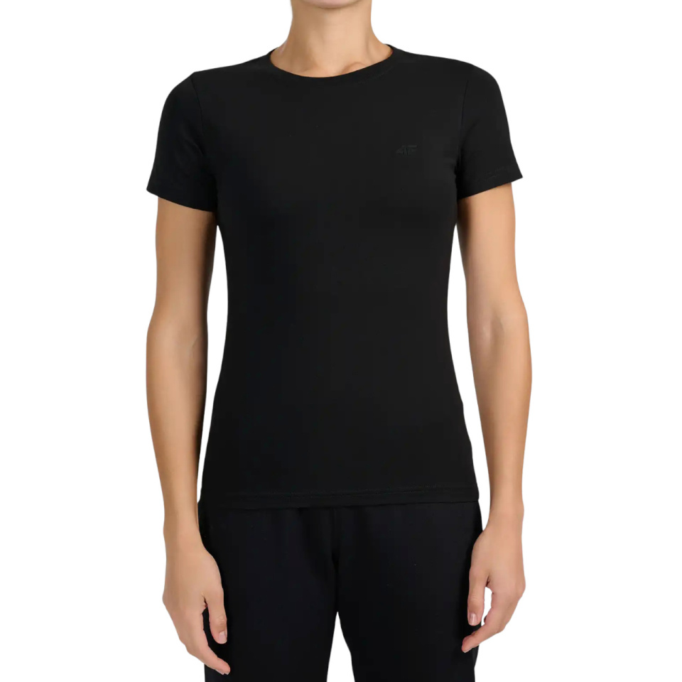 4F T-särk naistele F3306 sügav must 4FWMM00TTSHF3306 20S suurus XXL
