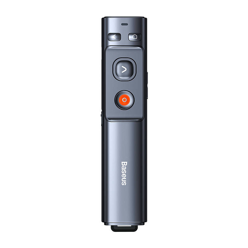 Baseus esitluspliiats Orange Dot Multifunctional, Remote Control for Presentation, Green Laser Pointer, hall
