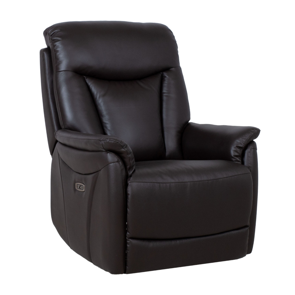 H4Y tugitool Baldwin, 82x95x108cm, pruun nahk