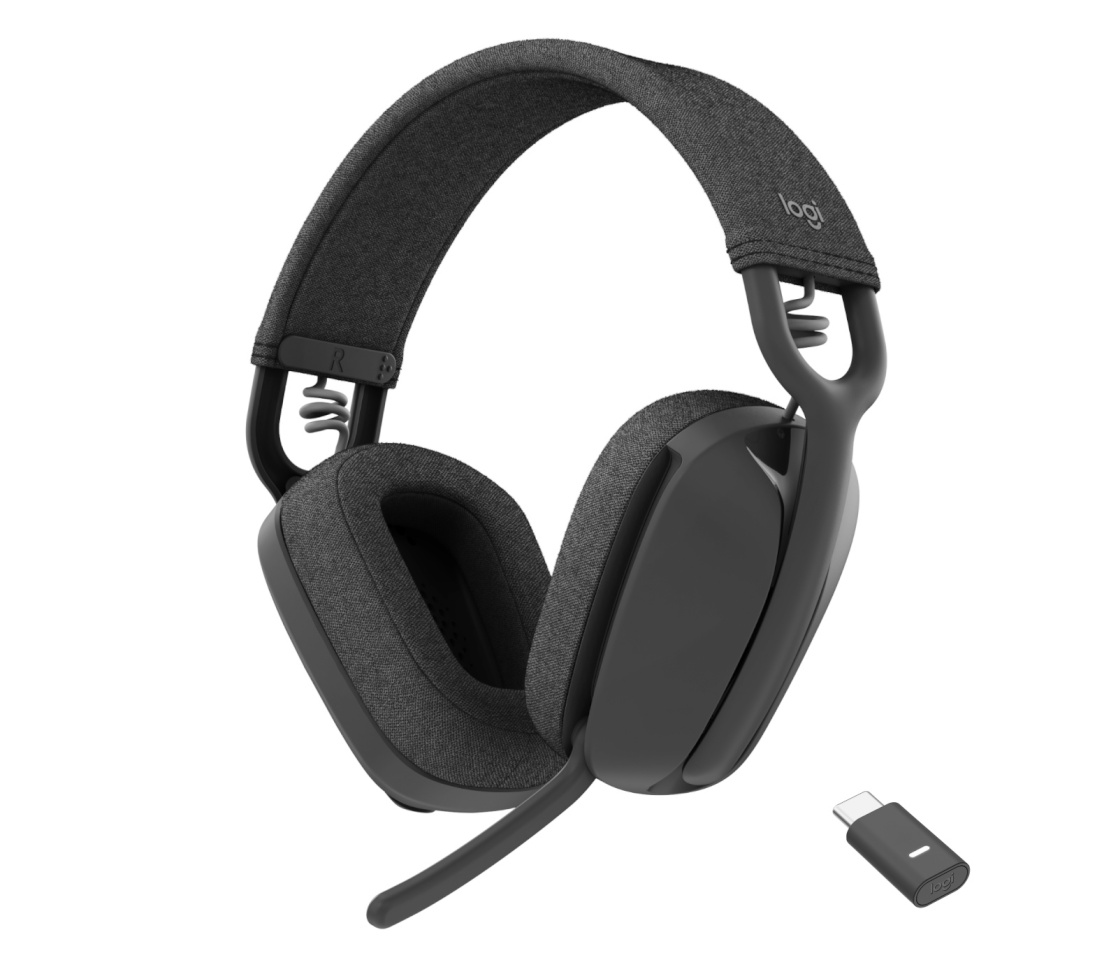 Logitech mikrofoniga kõrvaklapid Headset DIS Wireless Zone Vibe graphite over-ear