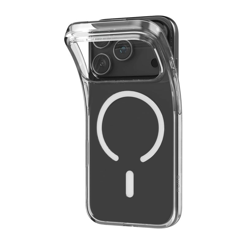 Puro 0.3 MAG Ultra-Slim Case Compatible with MagSafe for iPhone 17 Pro - Transparent iPhone 17 Pro