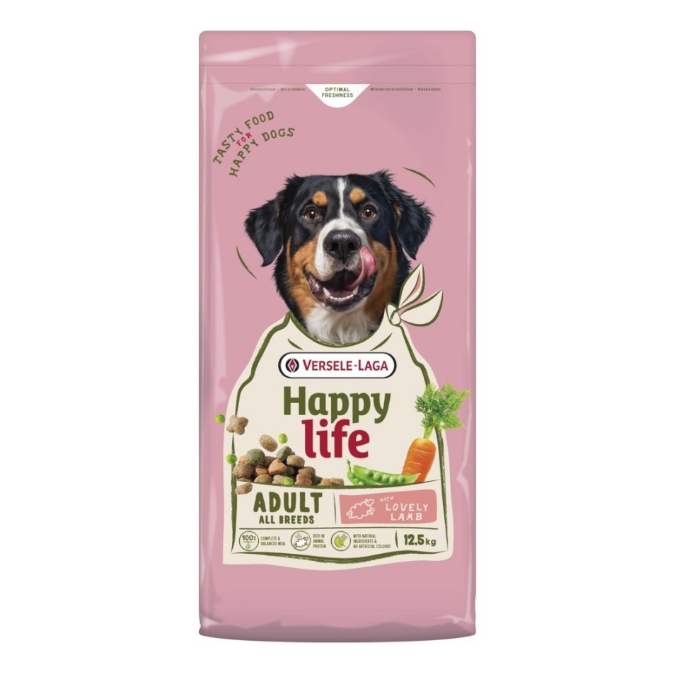 Versele-Laga kuivtoit koerale Happy Life Lamb, 12,5kg