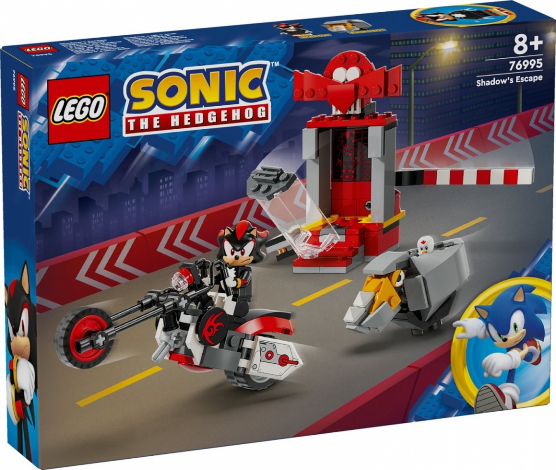 LEGO klotsid 76995 Sonic the Hedgehog Shadow the Hedgehog Flucht