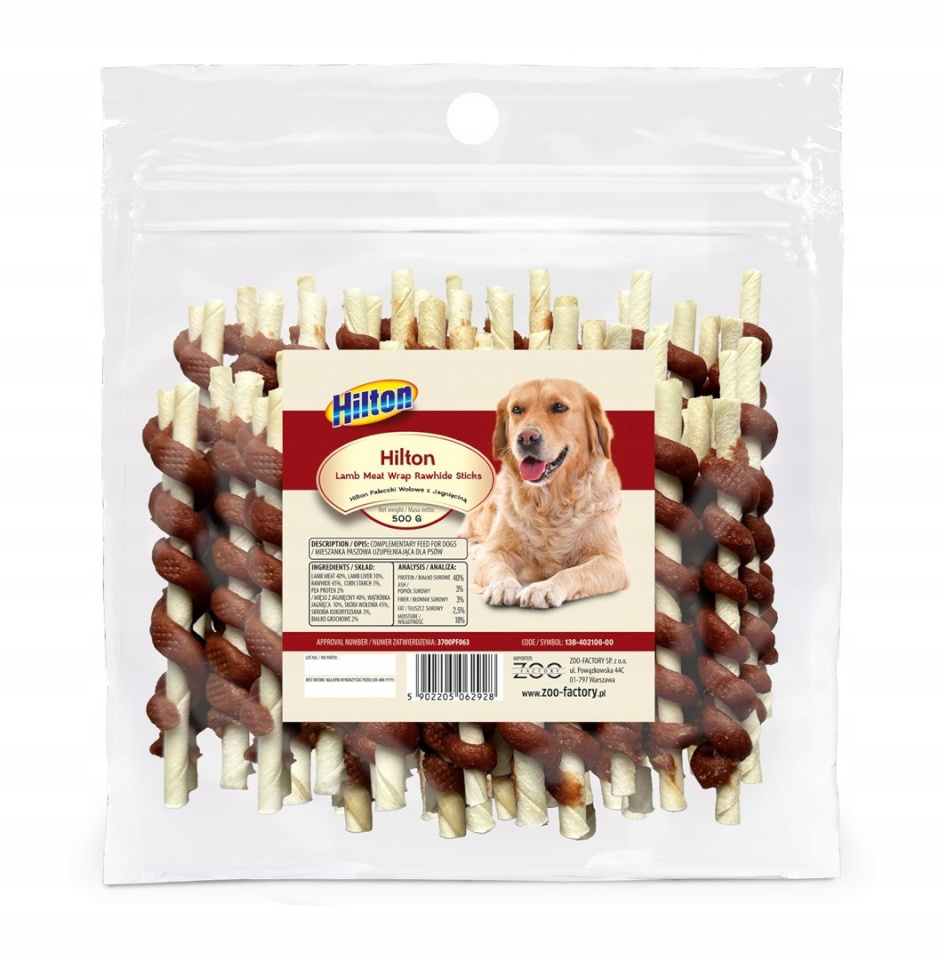Hilton maius koerale Beef and Lamb Sticks, 500g