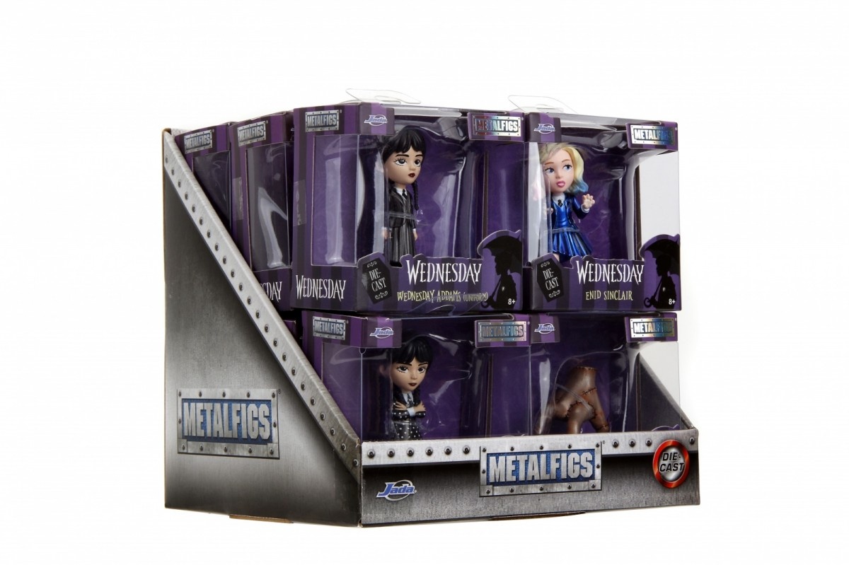 JADA TOYS mängufiguur Wednesday metal 4 types 6.5 cm