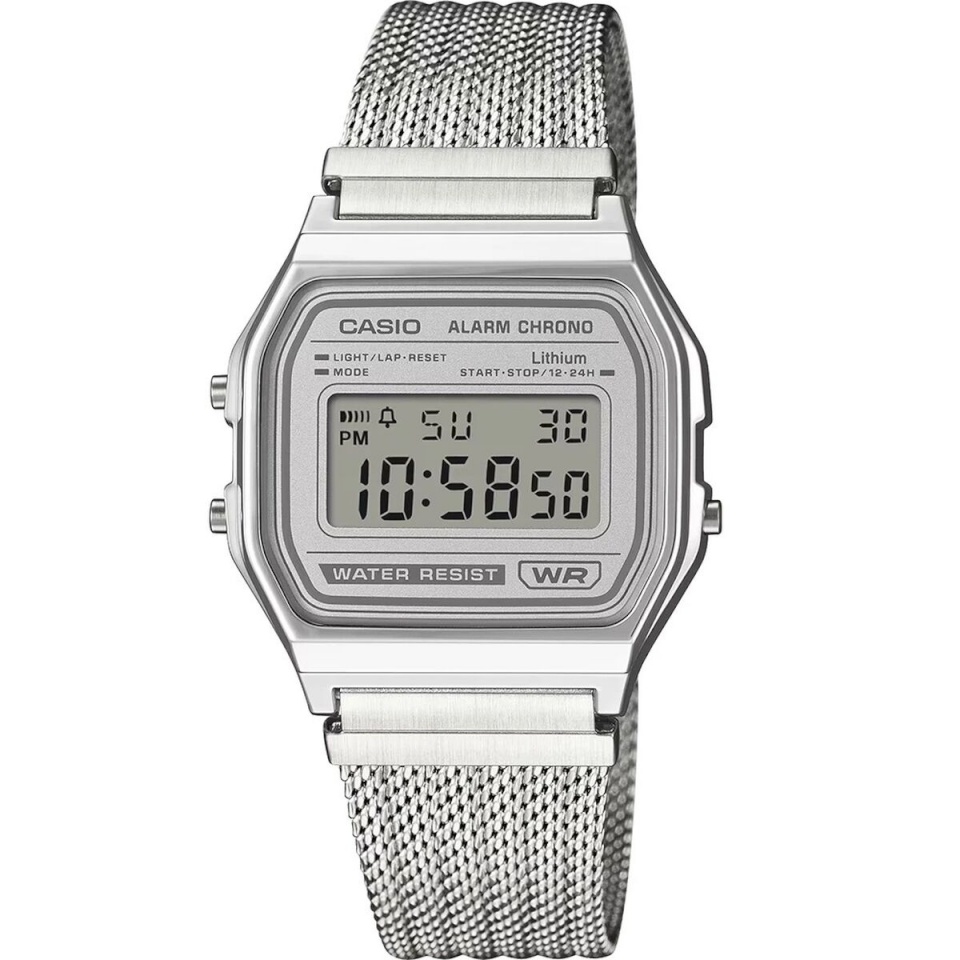 Casio unisex kell A158WEM-7EF (Ø 33 mm)