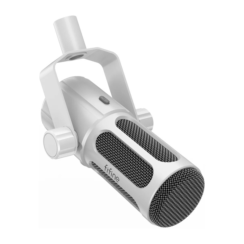 Fifine Tank6 Dynamic Microphone (valge)