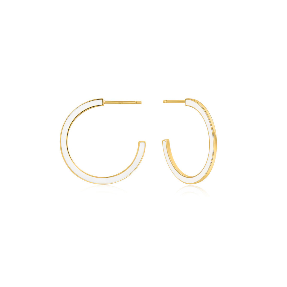 Ania Haie naiste kõrvarõngad E028-06G-W Sterlinghõbe 2,5cm