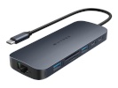Hyper dokkimisalus Hyper HyperDrive EcoSmart Gen.2 Dual HDMI USB-C 11-in-1 Hub w 140 W PD3.1 Pass-Thru - For MST enabled devices Hyper