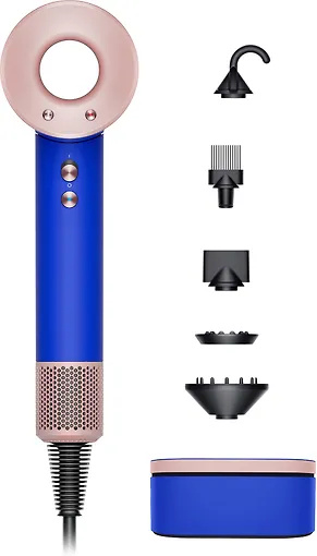 Dyson föön HD07 Supersonic Hair Dryer, Blue Blush, sinine/roosa