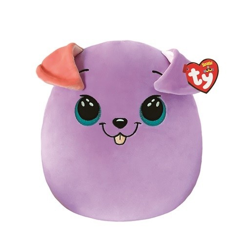 Meteor pehme mänguasi Mascot pillow TY Squishy Dog Bitsy Purple 22cm
