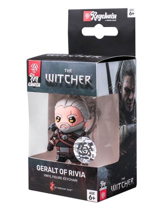 Cenega Merch The Witcher Geralt of Rivia Good Loot 3D Keychain