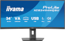 iiyama monitor 86,7cm (34") XCB3494WQSU-B1 21:9 2xHDMI+DP+USB Curv