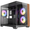 Antec Geh Mini CX600M WOOD ARGB_B Micro-ATX / Mini-ITX o.N. BK Retail