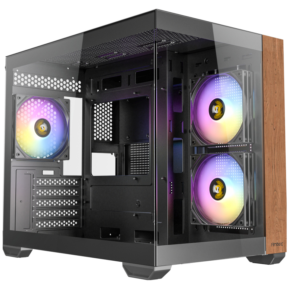 Antec Geh Mini CX600M WOOD ARGB_B Micro-ATX / Mini-ITX o.N. BK Retail