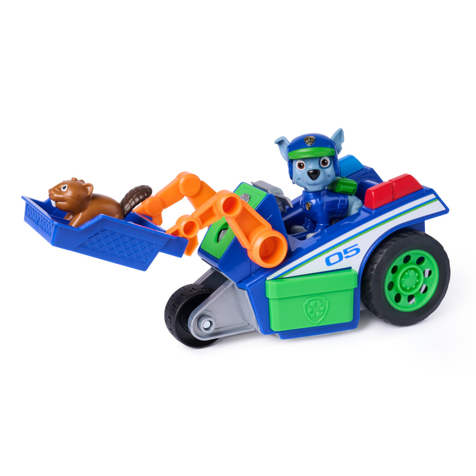 Paw Patrol mängufiguur - Search & Rescue: Rockys Recycling-Fahrzeug mit 2 Figuren