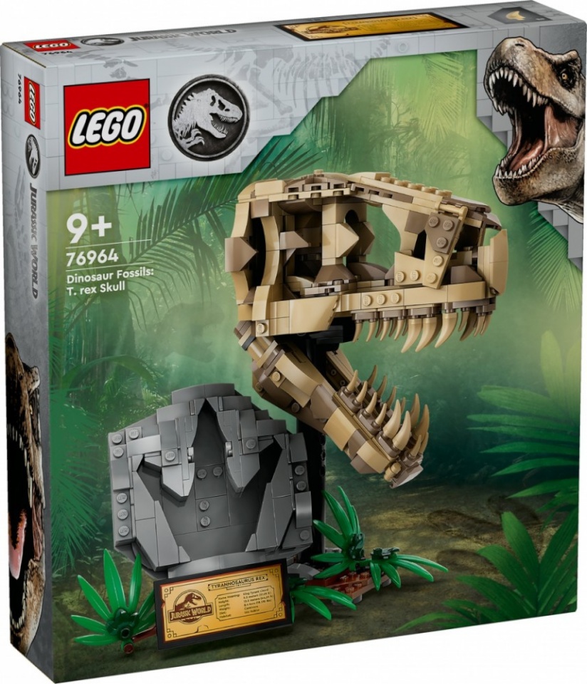 LEGO klotsid 76964 Jurassic World Dinosaurier-Fossilien: T.-Rex-Kopf